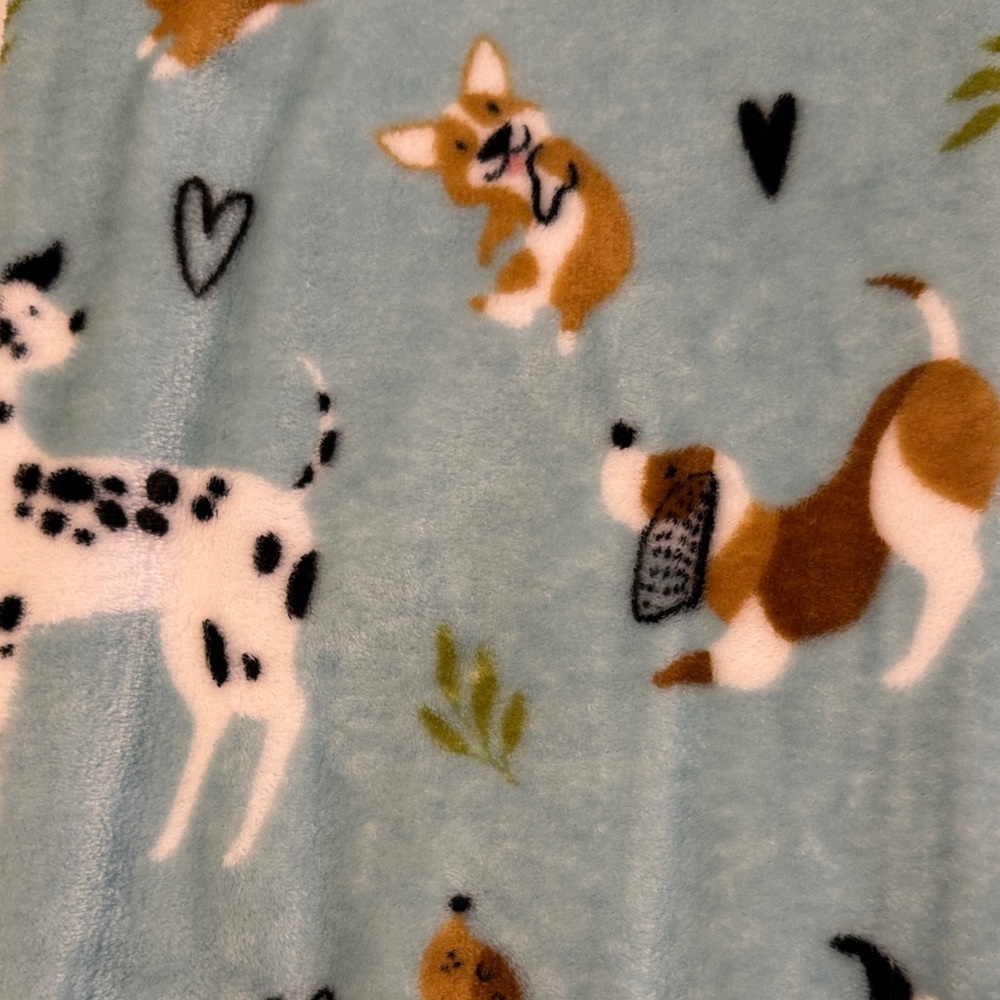 Corgi and friends Print cozy Blanket